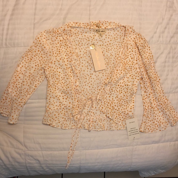 For Love and Lemons Aurora Tie Top - Picture 5 of 5